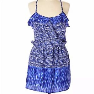 Creative Commune blue and white summer dress small